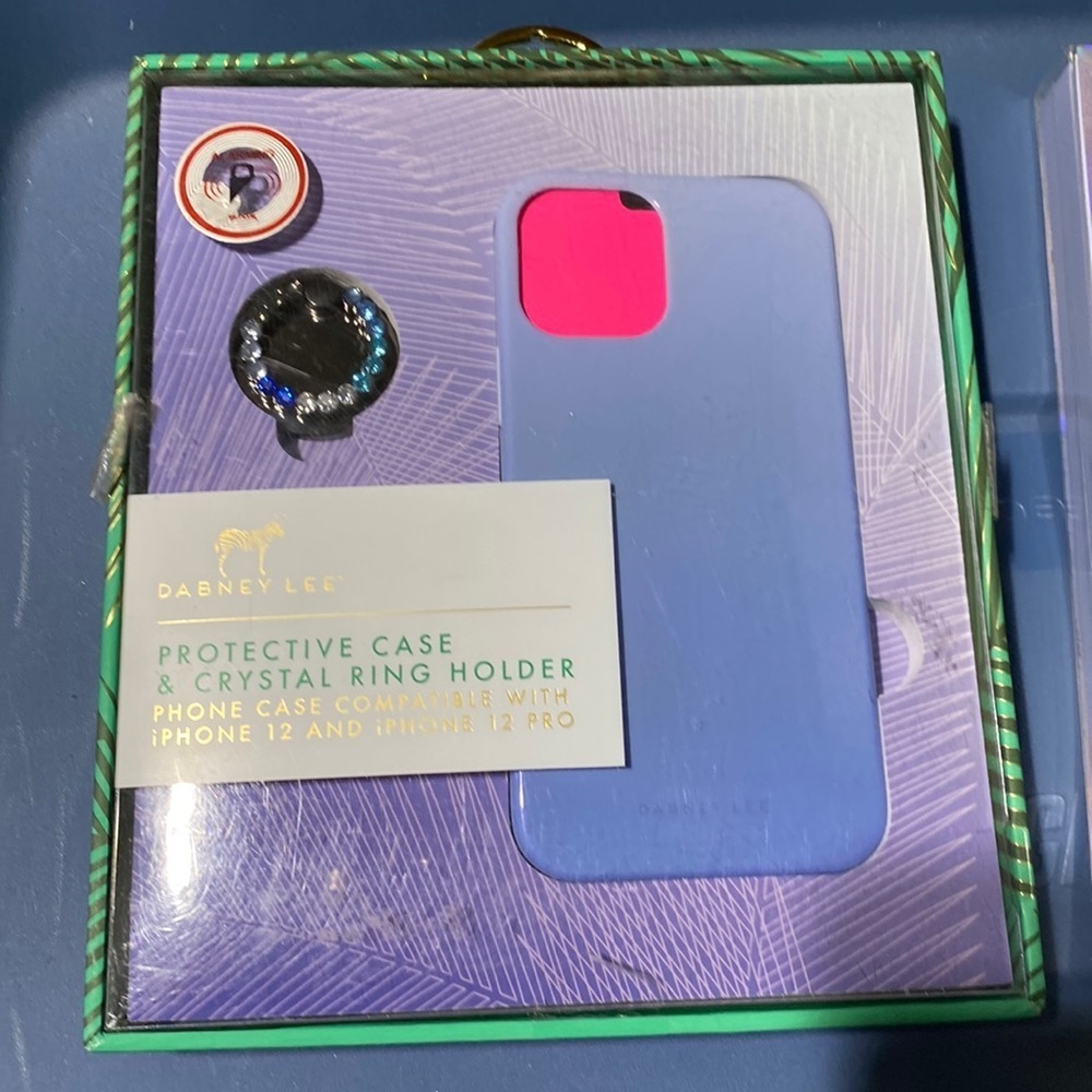 Dabney Lee Blue IPhone 12 Pro Case & Ring Holder​​​